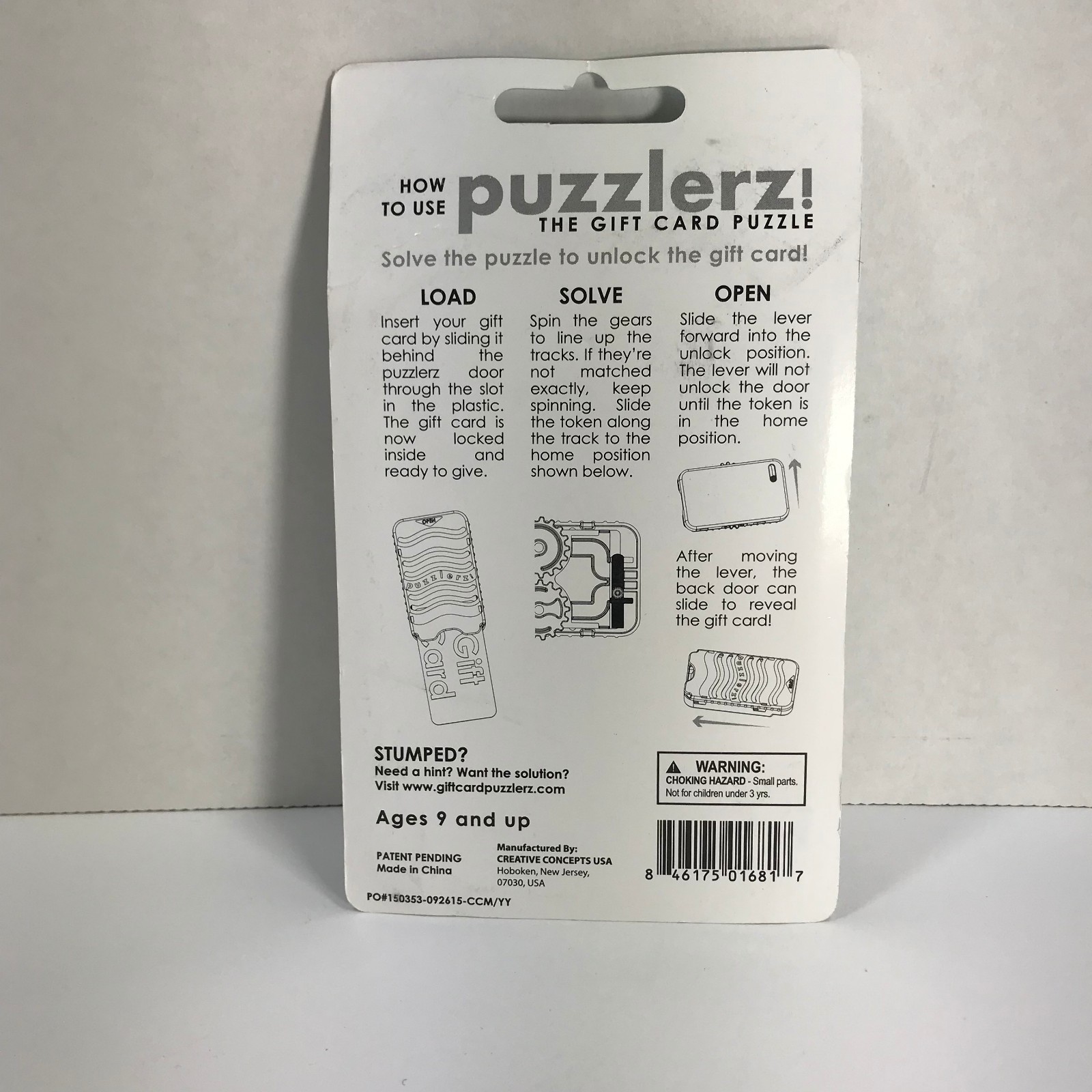 Lot of Three Puzzlerz The Gift Card Puzzle  Factory Sealed