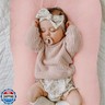 Ultra Soft Organic Muslin Baby Lounger Cover, Removable Loungers Slipcover Fit Newborn Baby Boys and Girls (Gentle Style)