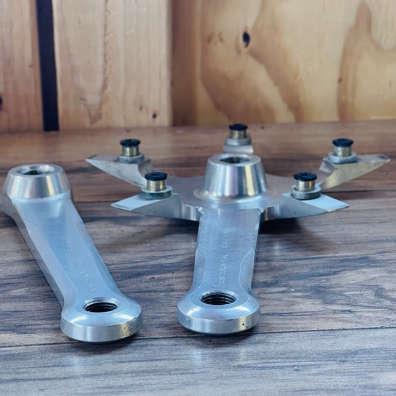 Vintage Mavic Starfish Crank Arms 172.5 130BCD Square Taper