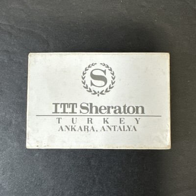 Vintage Matchbook Box ITT Sheraton Ankara Antalya Turkey