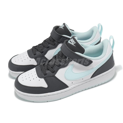 Кроссовки Nike Court Borough Low Recraft PS White Black Mint для детей дошкольного возраста HQ3261-060