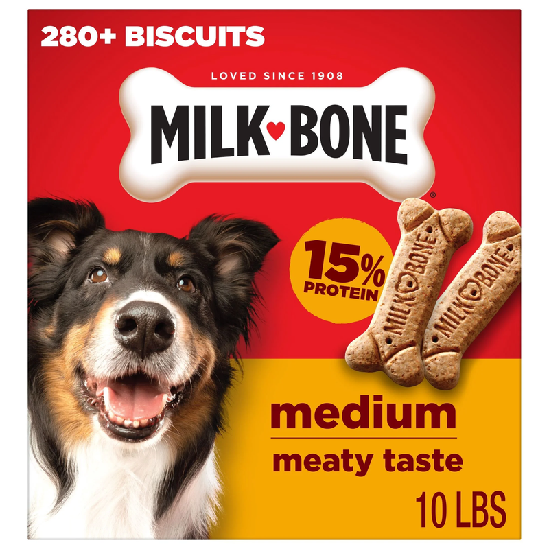 Milk Bone Original Biscuits, Medium Dog Treats, 10 Lb.