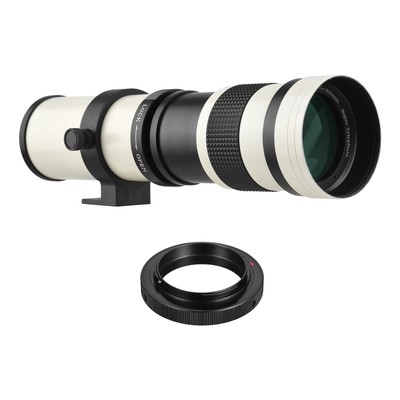420-800mm T Mount MF Super Telephoto Zoom Lens with AI-mount Adapter Ring W4J1
