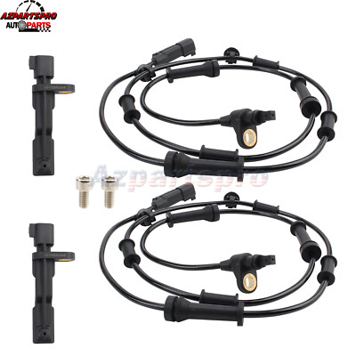 Front Rear ABS Wheel Speed Sensor Set For Dodge Nitro 2007 2010 2011 3.7L 4.0L
