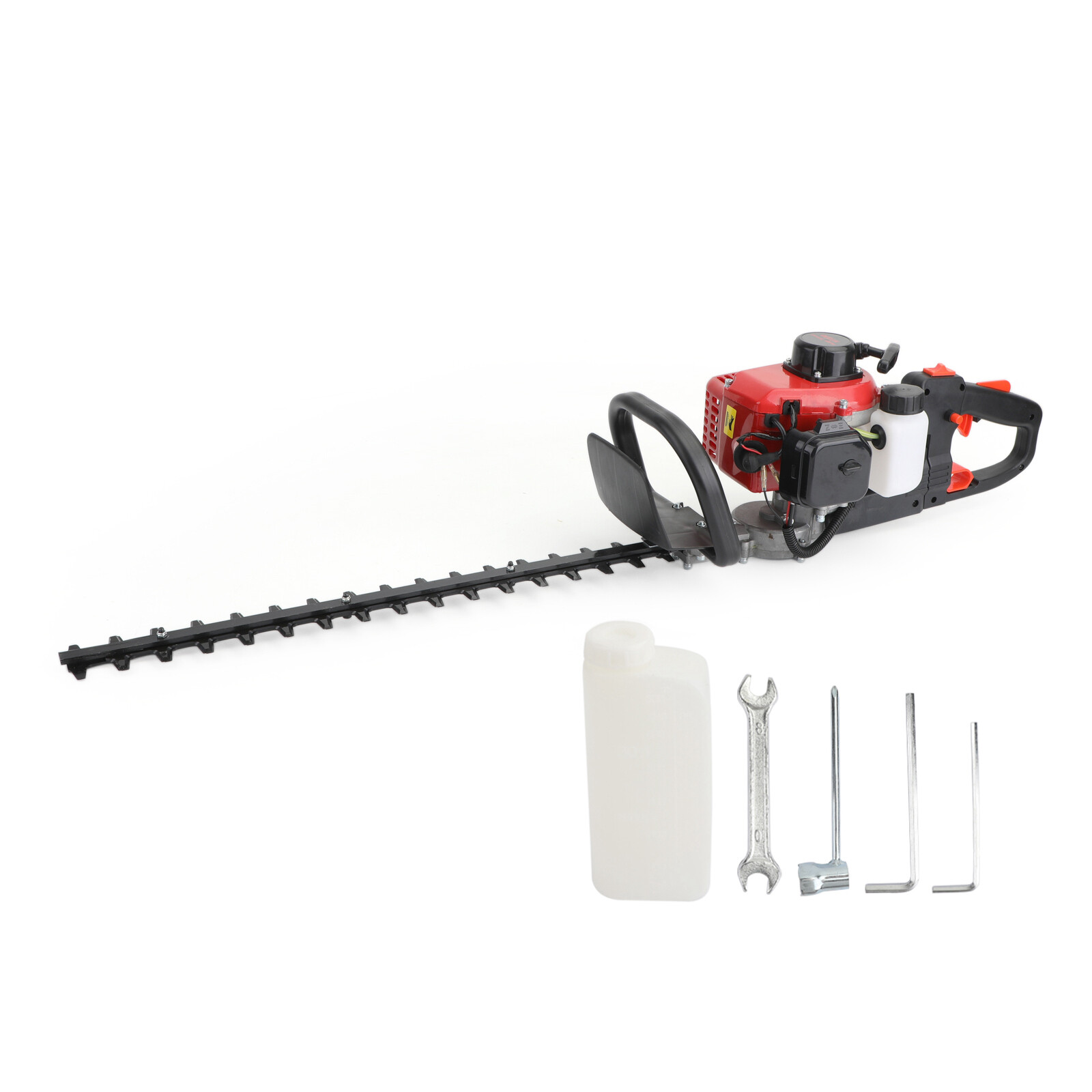 24" Double Sided Blade 26cc Gas Hedge Trimmer Recoil Gasoline Trim Blade R10