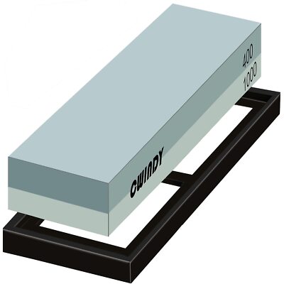 Whetstone Sharpening Stone Kit Dual Sided 400/1000 Grit Professional