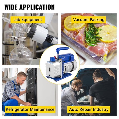 VALUE Refrigeration Vacuum Pump Refrigeration Air Conditioning Pump Air 3CFM 1/4