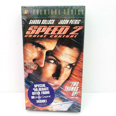 Fox Premiere Series Speed 2 Cruise Control VHS Movie NEW