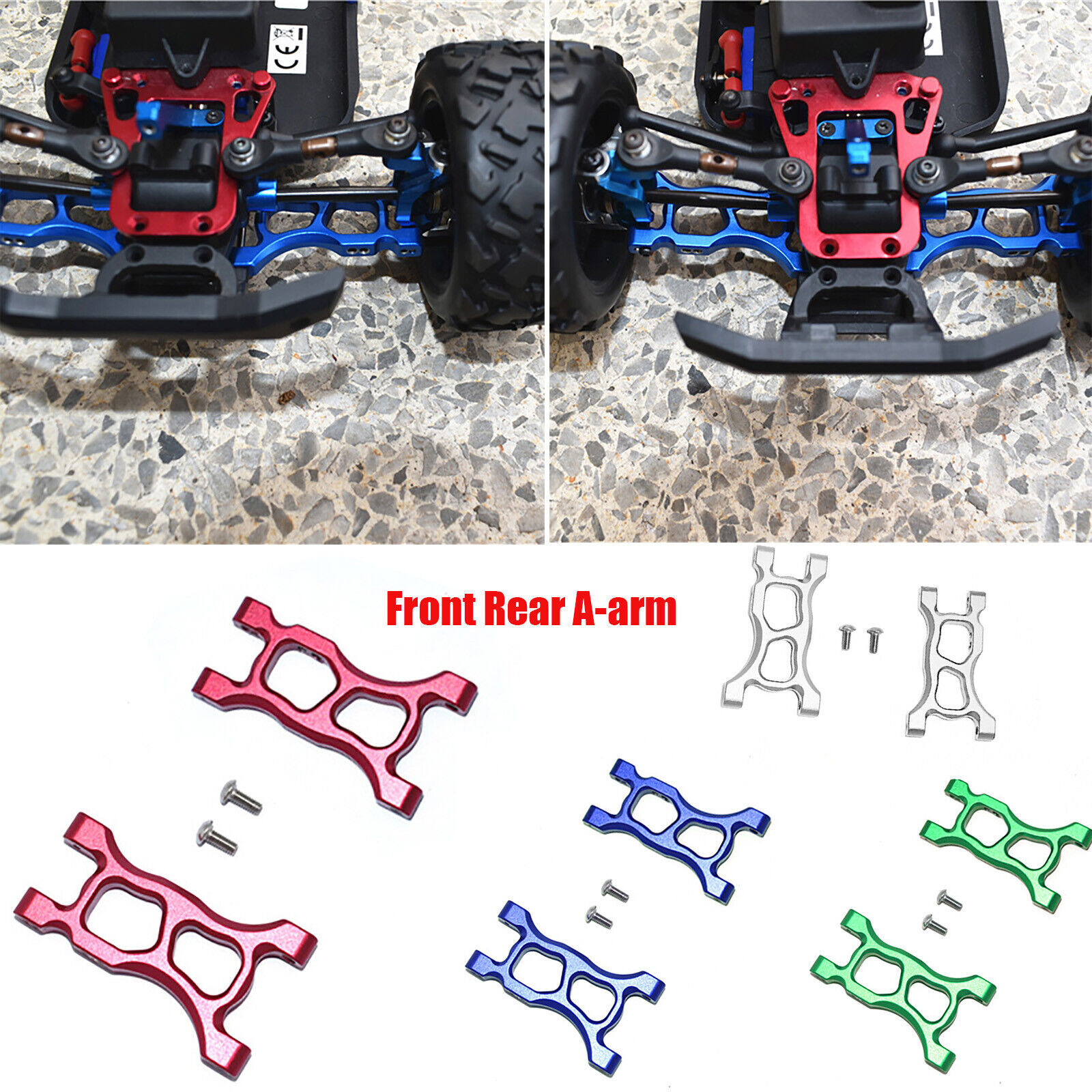Front Rear Aluminum A-arm Fit for LATRAX SST 1/18 4WD Truck 