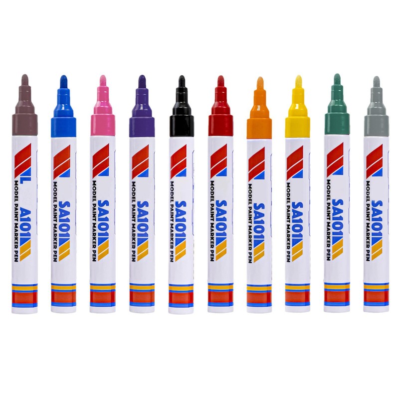 10 Colors Waterproof Fabric Pens Color Markers Paint Pens