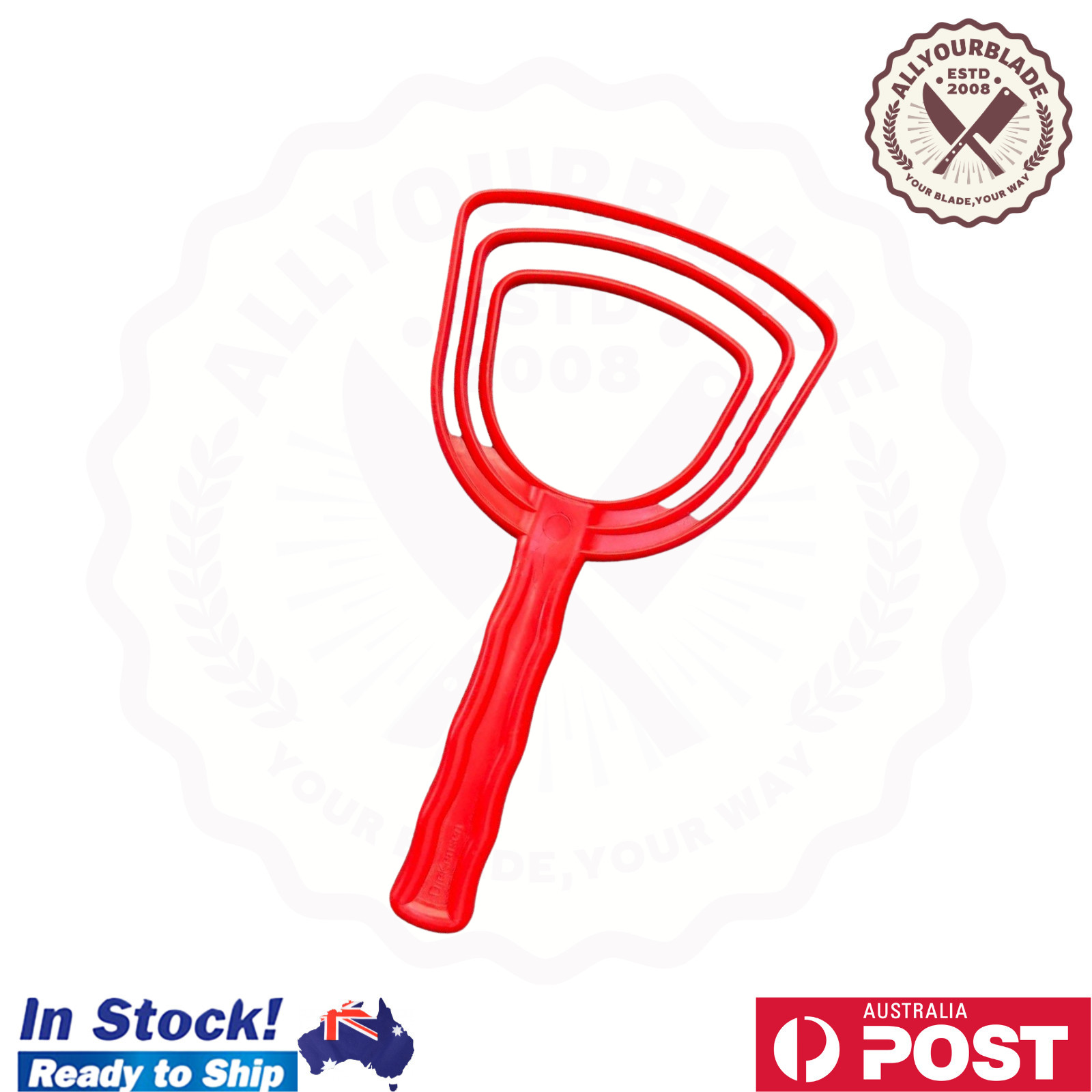 New 1pc Diekensen Bone Dust Scraper Butchers, Tbone Scraper, Meat Scraper - RED
