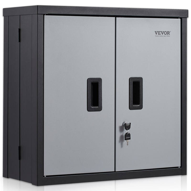 Foldable Wall Cabinet Garage Cabinet Wall Mounted 26" Small Cabinet