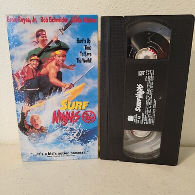 Surf Ninjas (VHS) - Leslie Nielsen - Ernie Reyes, Jr. - Rob Schneider Classic 