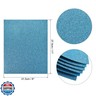 uxcell Blue Shiny EVA Foam Sheets 11 x 8 Inch 2mm Thick for Crafts DIY Projects 6 Pcs