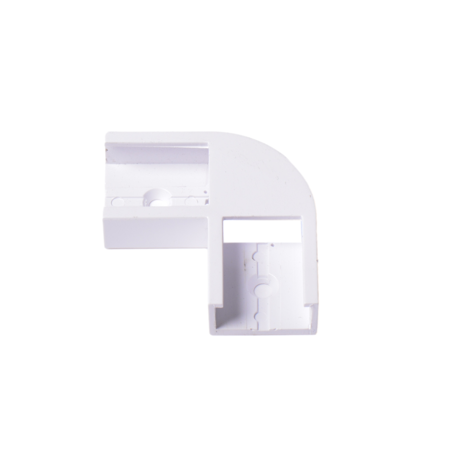 RACCORDO ANGOLARE PER PROFILI DI ALLUMINIO CURVA 90° ANGOLO GIUNTO IN PLASTICA