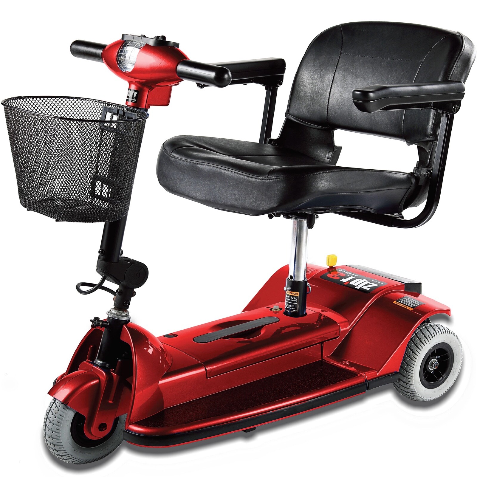 Zip'r 3 Traveler 3-Wheel Long Range Battery Foldable Portable Mobility Scooter