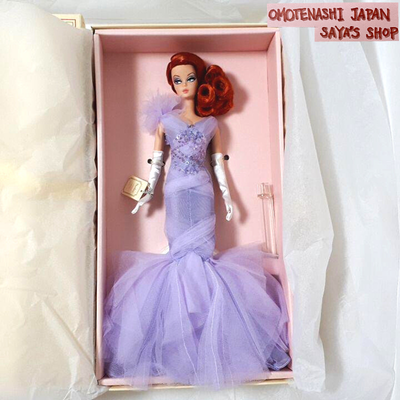 Mattel Lavender Luxe Barbie Gold Label Red Hair Silkstone