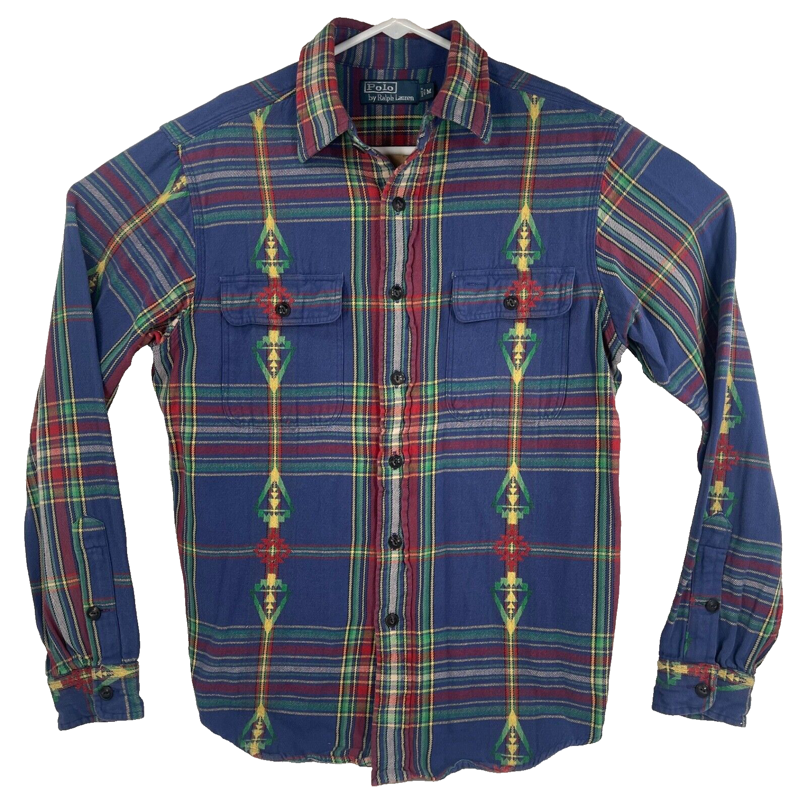 Vintage Polo By Ralph Lauren Navajo Heritage Button Up Shirt Mens