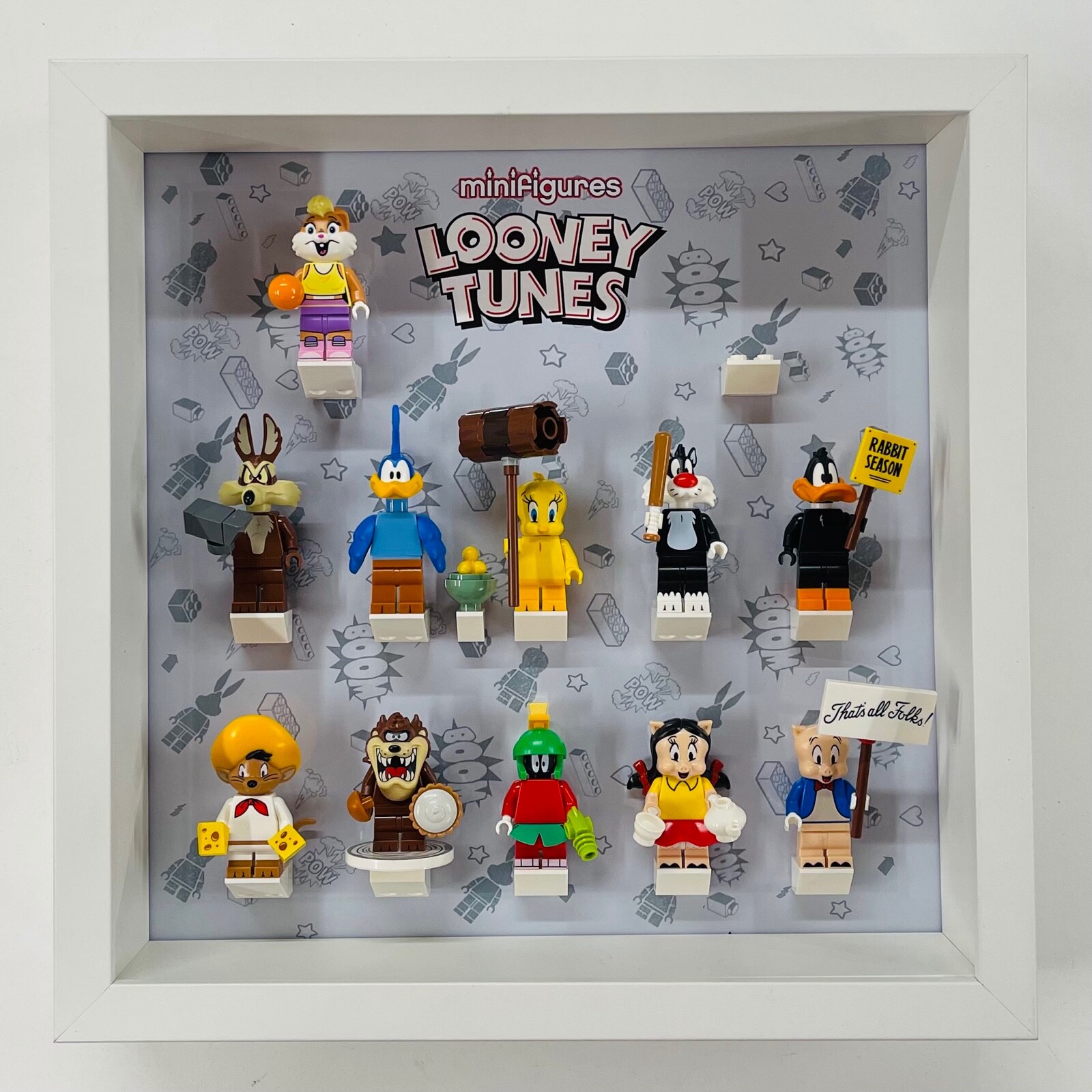 Display Frame for Lego Looney Tunes minifigures 71030 no figures 27cm | eBay
