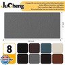 JuCheng Leather Repair Kit -Leather Repair Patch Self-Adhesive Waterproof Patch and Glue for Furniture, Car Seats, Sofa, Couch, Vinyl - Instant Fix for Tears and Scratches (Grey, 17X158 inch)