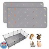 LWYMX 2Pcs Guinea Pig Cage Liners,Guinea Pig Fleece Cage Liners24''X48'' Super Absorbent Washable Pee Pads Reusable for Rabbit Hamster Chinchilla