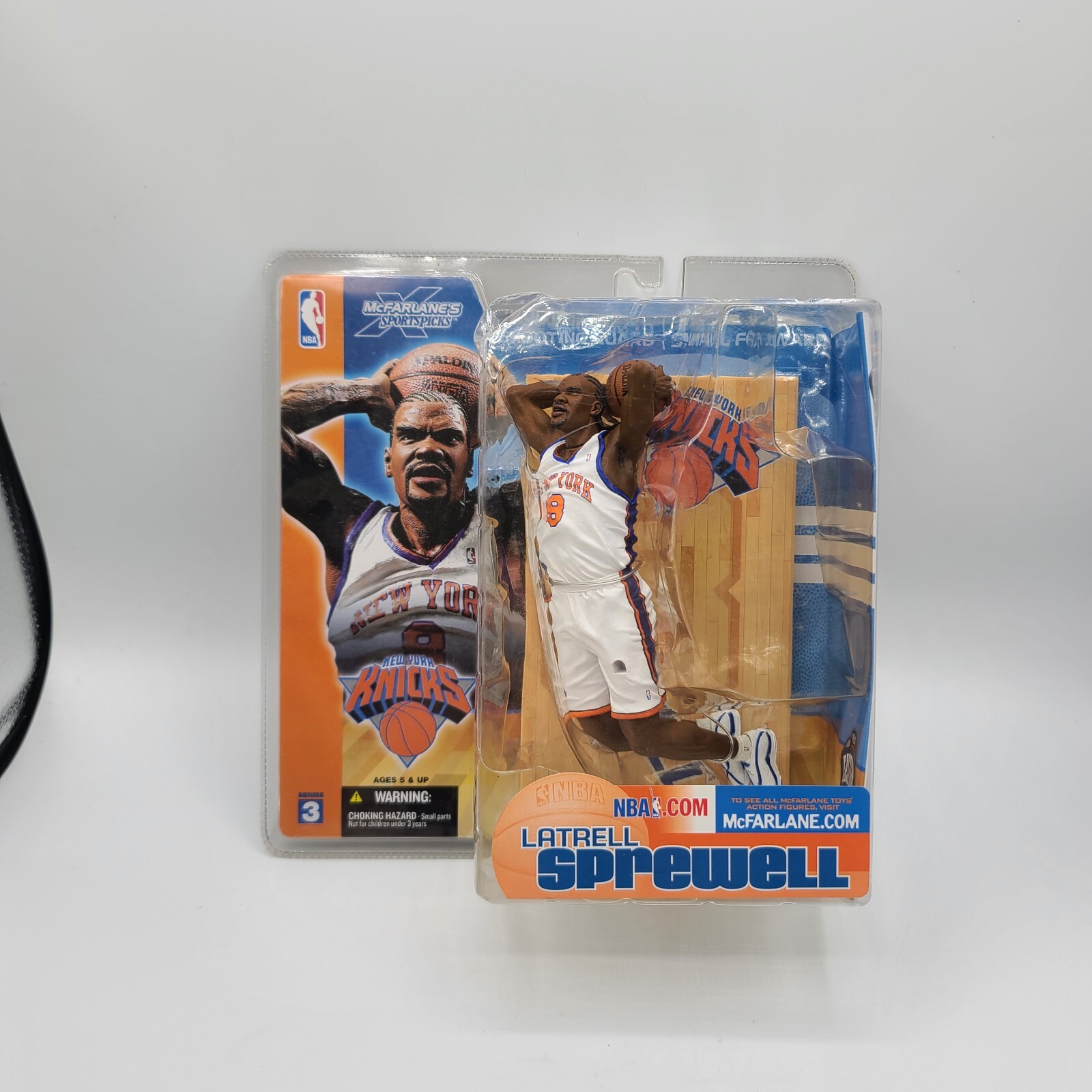 McFarlane Series 3 NBA Latrell Sprewell Knicks White Jersey