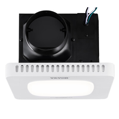 80 CFM Bathroom Exhaust Fan 1.5sones Bath Fan Low Noise with Light