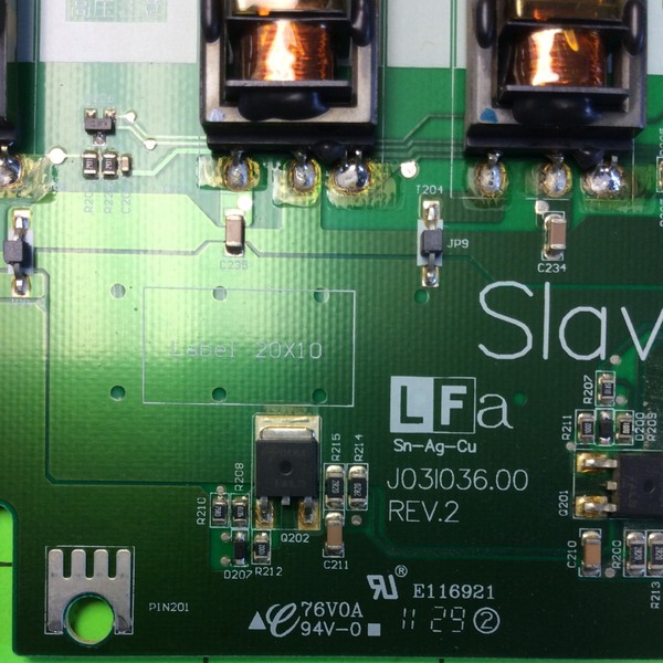 Sharp LC-60E79U TV Television Board J031036.00 | eBay