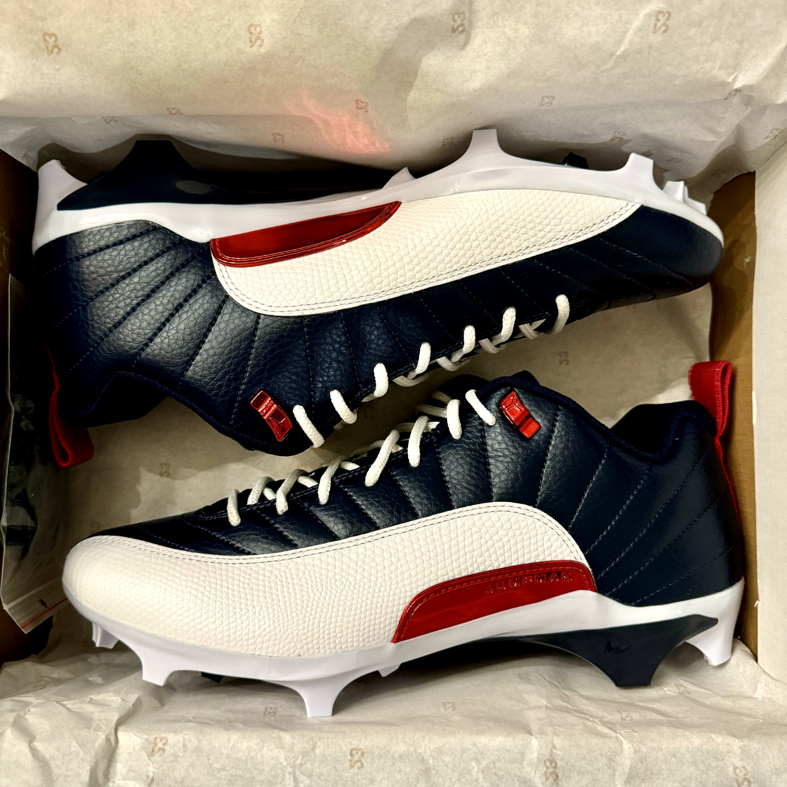 JORDAN JORDAN 12 ALPHA FOOTBALL CLEATS SZ 16 PLAYER EXCLUSIVE PE PROMO SAMPLE HOWARD