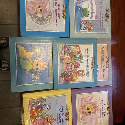 Muppet Babies Books Lot 7 Jim Henson Weekly Reader 80s Kermit Baby Piggy Fozzie