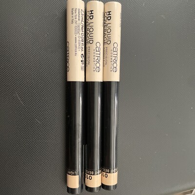(3) Catrice Cosmetics Concealer HD Liquid Coverage Precision Light Beige 010