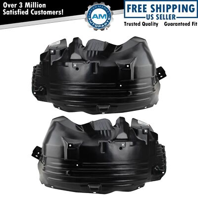Front Inner Fender Liner Set Fits 2004-2007 Nissan Armada 2004-2007 TITAN