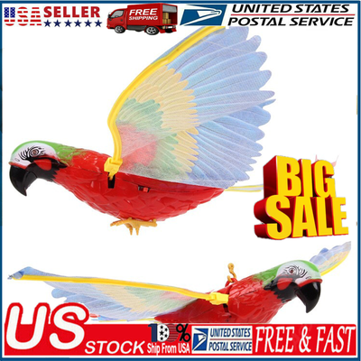 Interactive Simulation Bird Cat Toy Flying Eagle Electric Hanging ToyCat BEST US