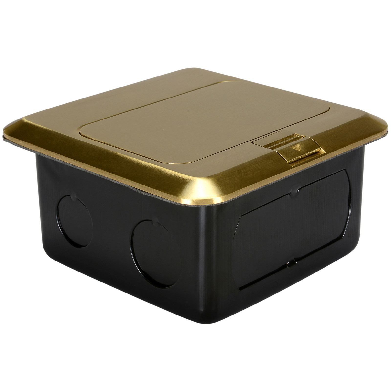 Floor Box with Dual XLR & 1/4" Brass 5" x 5" 844632009112 eBay