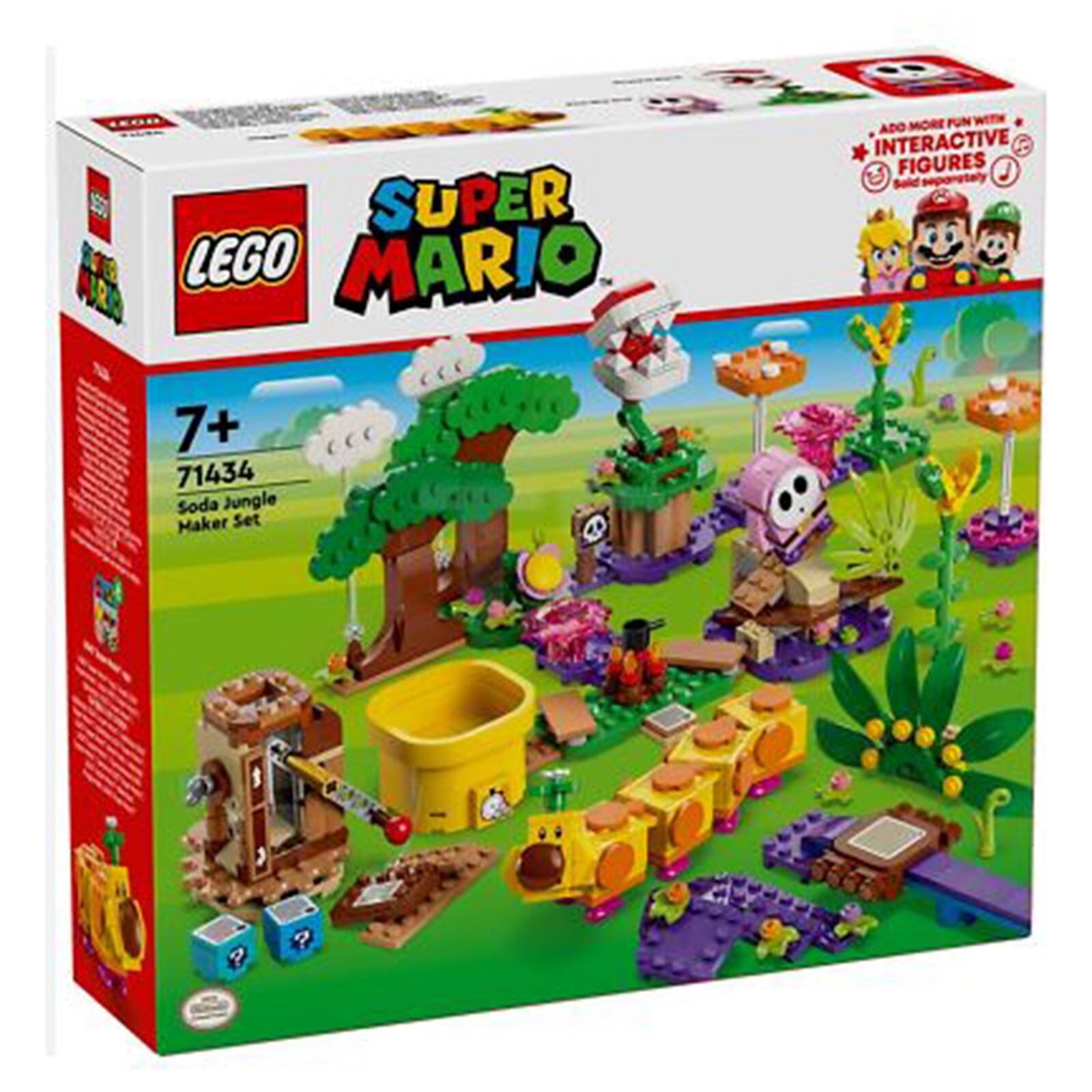 Конструктор LEGO Super Mario Soda Jungle Maker Set 71434 НОВЫЙ