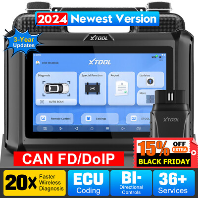  $339  2024 XTOOL D7W Automotive Full Diagnostic Tool Bidirectional Scanner