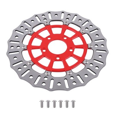 Floating Front Brake Rotors for Harley-Davidson Touring 08-19 Dyna 06-17 New Red