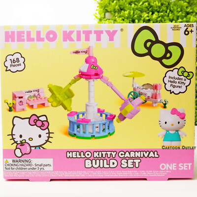 Hello Kitty Carnival Build Set 168Pc With Hello Kitty Figure NIB Sanrio