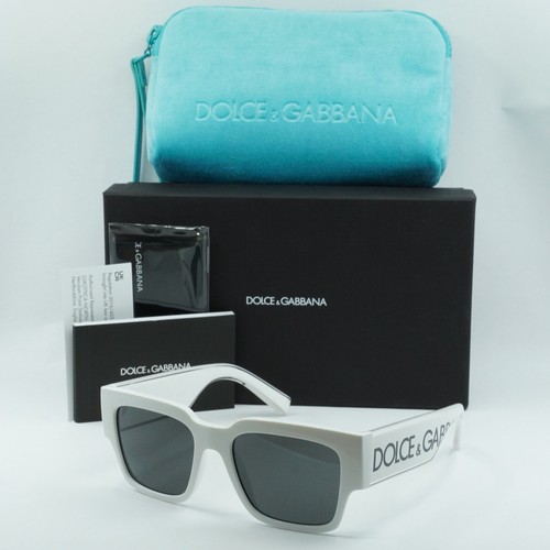 DOLCE & GABBANA フロントスリットミティヘンシルスカト DOLCE & GABBANA DG6177 331287 White Grey Men's 63 mm