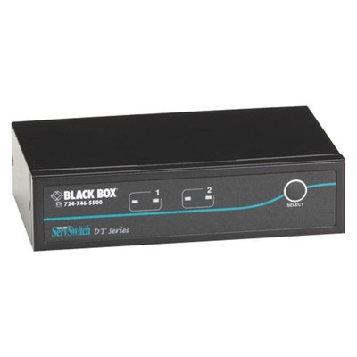 Black Box Network - KV9612A - Black Box ServSwitch DT DVI 2-Port with Emulated