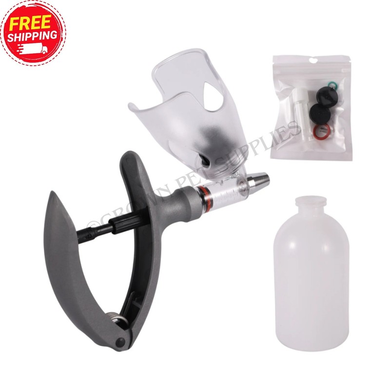 2 ml Veterinary Syringe Animal Injection Vaccine For Birds, Cattle,