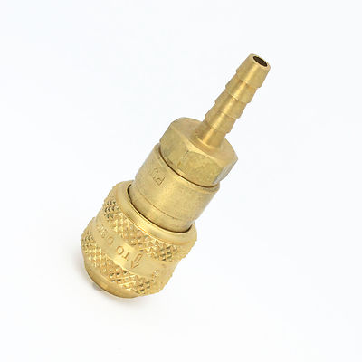 1pc 3/8'' Hose ID, 3/8''Body Industrial Auto Quick Barbed Couple MettleAir 3DS3-B 