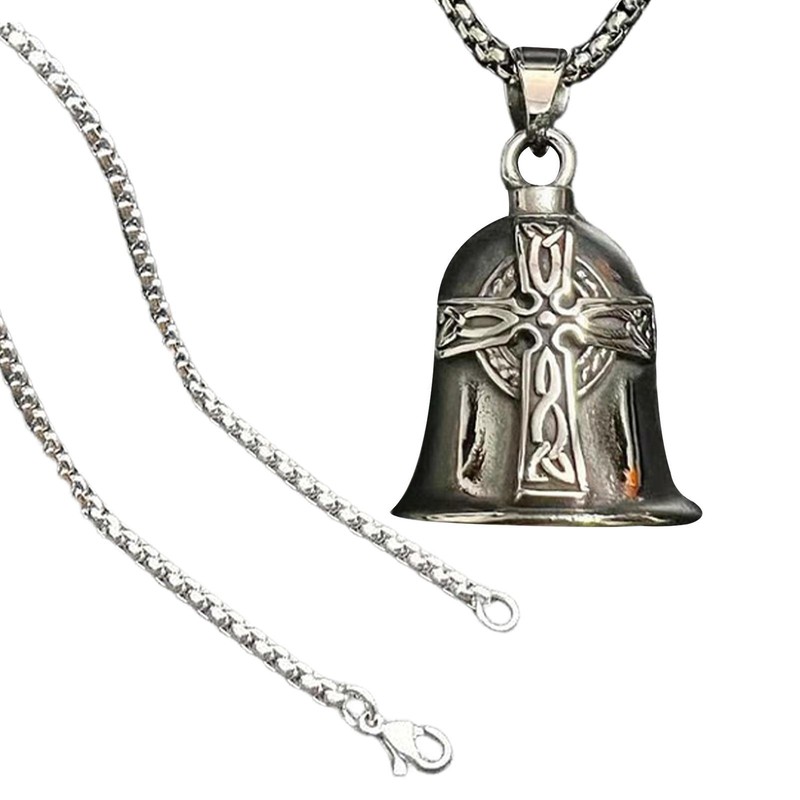 Motorcycle Bell with Hanger Vintage Riding Guardian Bells Multi-Purpose Pendant