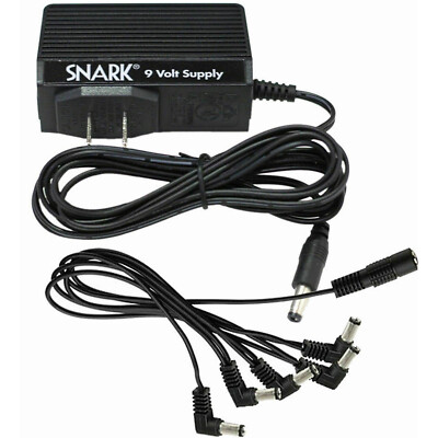 Snark SA-1 Slim 9-Volt Power Supply and SA-2 Daisy Chain Supply Cable Kit
