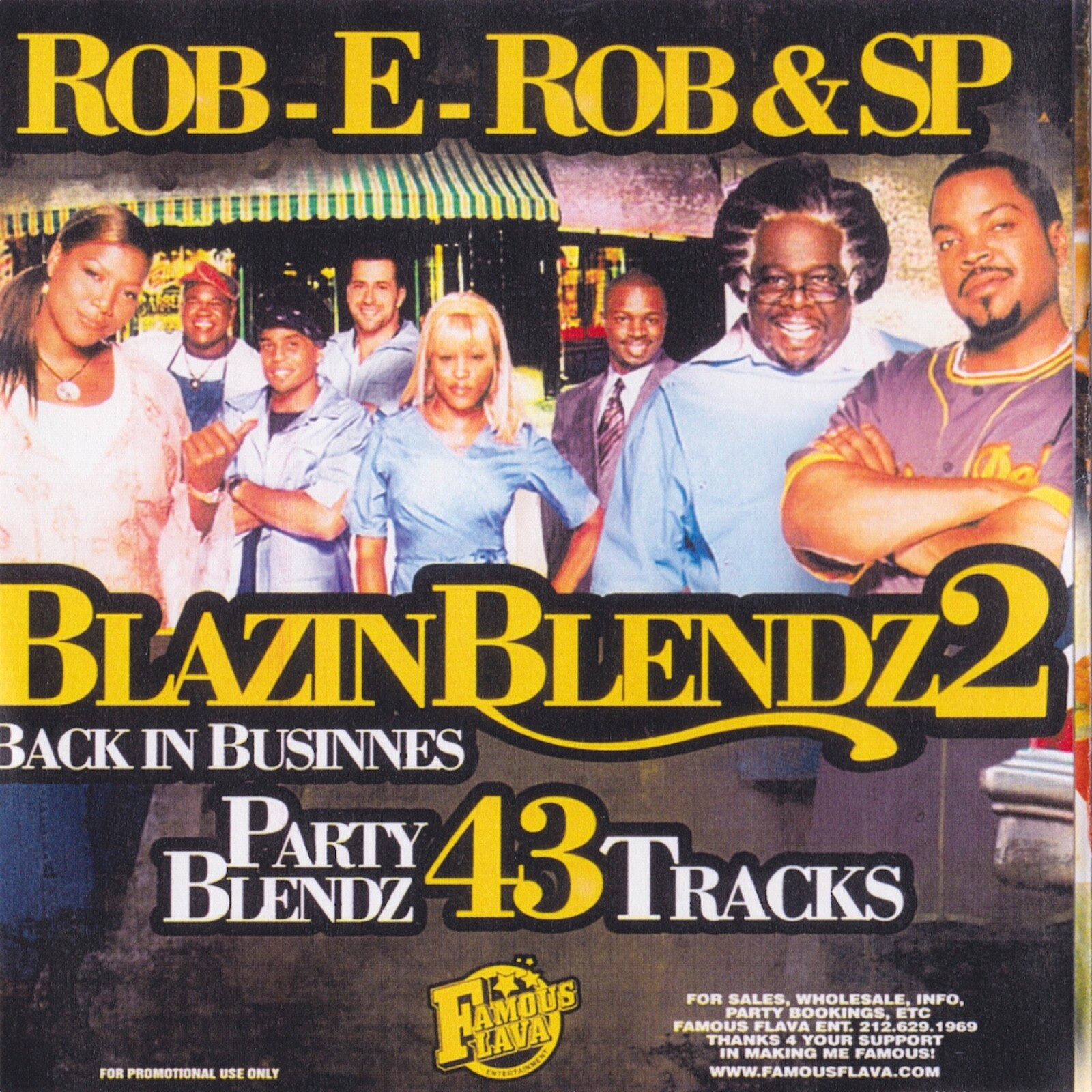 DJ ROB E ROB BLAZIN BLENDZ 2 NYC HIP HOP RNB MIXTAPE MIX CD