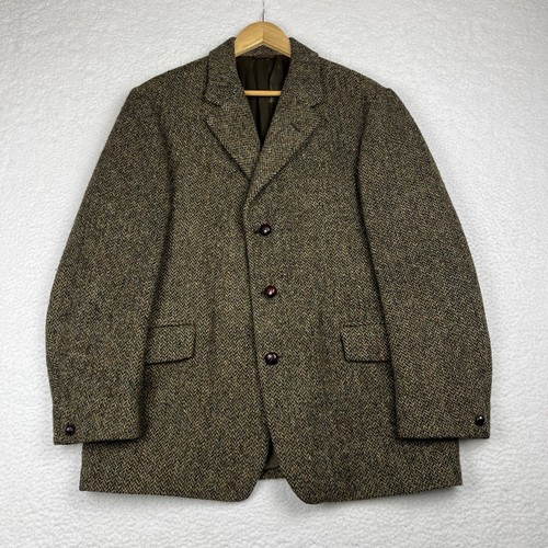 専用vintage HARRIS TWEED balmacaan brookes 専用vintage HARRIS TWEED balmacaan brookes