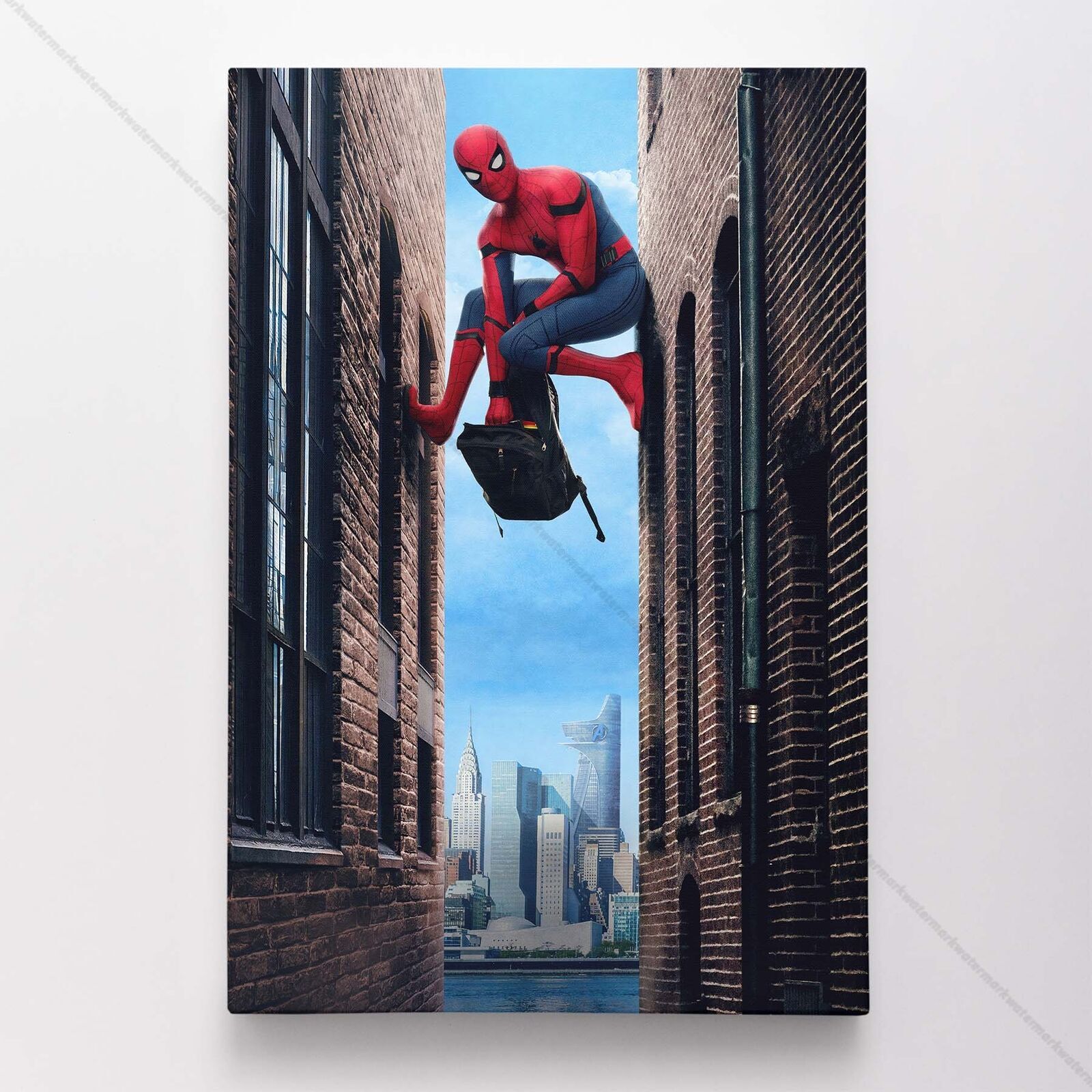 Spider-Man Poster Canvas Avengers Spiderman Spider Man Movie Marvel Print #8695