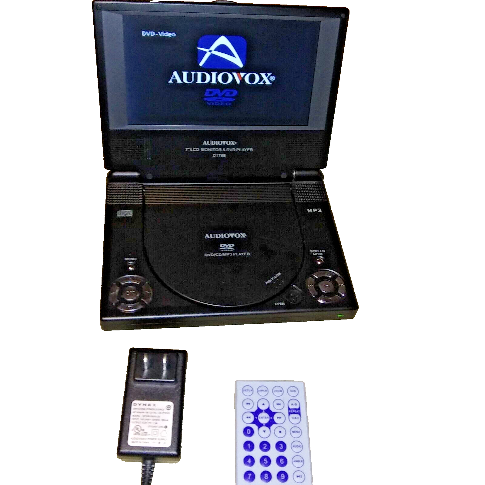 Audiovox D1788 7-Inch Portable DVD Player | eBay