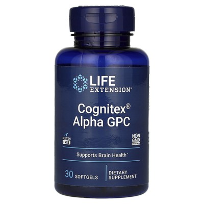 Cognitex Alpha GPC, 30 мягких таблеток