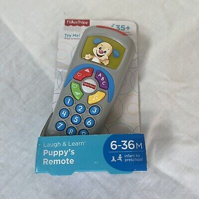Laugh & Learn Baby Learning Toy, Puppy's Remote Pretend TV Control with Music...